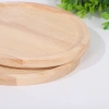 Japanese store tea trays, dessert plates, cake plates, household rubber wooden trays, solid wood fruit plates, round wooden plates Application Scenario